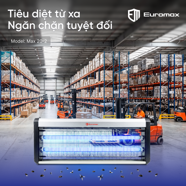 Thiết kế khoa học của đèn EUROMAX MAX 20-2