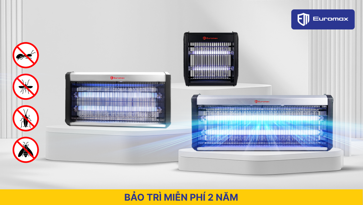 Các mẫu đèn diệt muỗi chất lượng - chính hãng tại Euromax