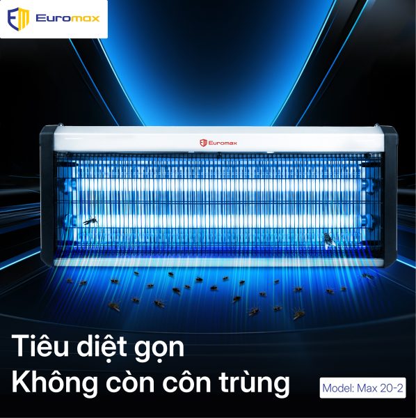 Đèn diệt côn trùng công nghiệp EUROMAX MAX 20-2 40W